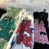Herrtröjor tröjor zip upp ny tröja harajuku y2k jacka koreanska anime graffiti bokstäver sommar lös bomull hoodie kvinnors kappa z230804