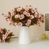 Dekoratif çiçekler üst düzey sonbahar yapay çiçek anne Chrysantemum küçük papatya ev süslemeli