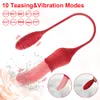 Vibratori Rose Sex Toys Leccata di lingua realistica Vibrazione capezzoli femminili Stimolatore clitorideo Adulti Merci Vibratori per donne Coppie 230803