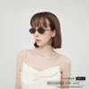 2024 New High Quality luxury designer sunglasses New F-Home Net Red Same Cat Eye Metal FE4078S Personalized Frameless Sunglasses