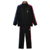 Mens Jackets Needles Men Women Jacket 1 Butterfly Embroidery Coats Track Sweatpants AWGE Outerwear Pants Suit GYM 230804