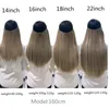 Perruques Synthétiques Cheveux Sans Clip Pièce Naturelle Ombre Faux Faux Un Postiche Raide Blonde Pour Les Femmes 230803