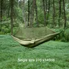 Hammocks Portable Travel Outdoor Camping Hanging Sleeping Single and Double Hammock with Mosquito Net 230804