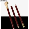 Trekking Poles 98cm Cobra-Head Stick Hommes Résine Poignée Rouge Hêtre Allemand Amovible Bâtons De Marche En Bois Femmes Fashion Party Cannes Décoratives HKD230804