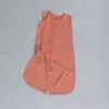 Sacos de dormir gaze de algodão bolsa de bebê primavera verão estilo fino colchas sem mangas roupa de dormir recém-nascida R230804