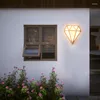 Lampy ścienne Nowoczesne światła kinkietowe LED Outdoor Waterproof Lampa do Villa El Garden Balcony Courtyard Oświetlenie