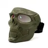 Skull Mask Windschermen Motorwindschermen Windschermen Windschermen Zanddicht en UV-bestendig Rijwindschermen HW89