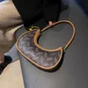 Damen Umhängetaschen einfache klassische Vintage Jiaozi-Tasche verschleißfeste verdickte bedruckte Lederhandtasche elegante farblich passende Handy-Geldbörse 5552#