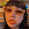 Sunglasses Samjune Vintage Cat Eye Style Women's Small Frame Rectangle Sun Glasses Candy Color Internet Celebrity Recommend