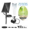 Décorations de jardin Kit de pompe à eau de fontaine flottante solaire étanche alimenté pour les outils de cour de piscine d'étang de bain d'oiseau en plein air