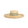 Breite Krempe Hüte Natürliche Bast Gräser Mode 2023 Sommer Hut Frauen Stroh Strand Visier Schutz Sonne Sonnenhut Chapeau Femme