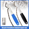 Tools Bicycle Freewheel Repair Tool Steel MTB Mountain Bike Card Flywheel Chain Remove Tools Sprocket Remover Bike Accessories DROP HKD230804