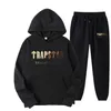 Herrspårsdräkter Designer Tracksuit Trapstar Brand Printed Sportswear Men 15 Färger Varma två stycken Set Loose Hoodie Sweatshirt Pant Dhczi