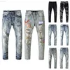 Jeans masculinos, motocicleta rasgada, clássico, estilo jogger, jeans femininos, pintados à mão, estilo antigo, tecidos à mão, à moda antiga, calças lavadas, casuais, finas, de algodão