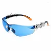 Baretten Vrouwen Luxe Diamant Zonnebril Y2K Stijl Zonnebril Strass Randloze Shield Goggles Eyewear Mannen Vrouwelijke Brillen UV400