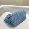 Sacs de soirée de haute qualité Denim bleu tissé évidé sac Uxury Designer Vintage femmes sac à main mode tissage sac fourre-tout sac à main femme J230804