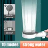 Głowice prysznicowe w łazience Tryby filtra pod wysokim ciśnieniem Prysznic Klucz Stop Water Bazglay Handheld Shower Head Mocny prysznic z zestawem węża R230804