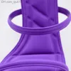 Buty sukienne Traf Slim High Sling Sandals Purple High Sandały na wysokim obcasie 2023 Lato wysokie pięta luksusowe sandały damskie Z230804