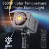 フラッシュヘッド100W LEDビデオスタジオライトポグラルランプ5500K連続ボウエンズマウント撮影ポートレート