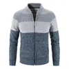 Maglioni da uomo Uomo di alta qualità Inverno più spesso Caldo Cardigan con colletto alla coreana Giacche Slim FIit Casual Sweatercoats3XL
