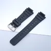Titta på band Black harts Watchband Case för GA2100 GA2110 Protect Kit Mens Waterproof Sports Watch Belt 230803