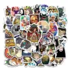 Car sticker 10 50 100pcs Anime Stickers Totoro Spirited Away Princess Mononoke Ghibli Hayao Miyazaki Aesthetic Student Stationery 2724