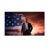 9 Styles 3 * 5 FT Trump Portrait Drapeau National 2024 Drapeaux électoraux de la campagne électorale américaine