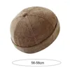 Berets Einfache Schweißabsorption Beanies Mütze Superweiche Unisex-Schädelkappe Elastisch für den täglichen Gebrauch