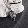 Подвесные ожерелья панк адский череп из нержавеющей стали ожерелье мужчины женские тенденции личность готические винтажные украшения