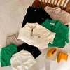 Clothing Sets Sets Shirts Pants Short Sleeve Regular Length Pullover Elastic Waist Fashion Modern Soft Summer Children Unisex x0803