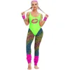 Women's Swimwear Women's Retro 80s90s Inspired Bodysuit High Cut Swimsuit Bathing Suit Halloween Costume Bikini Sexy Pink Swimwear 230803