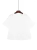 Kvinnors T-skjortor Xitao Solid Color Shirring Loose T-shirts O-Neck Kort ärm Casual Fashion 2023 Summer Ankomst Show Thin All Match