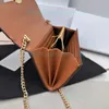 Kvinnor Luxur Designer axelväskor nano triomphe mini handväska pochette tillbehör crossbody tote chain plånbok korthållare mäns messenger clutch hobo väska plånböcker