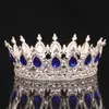 Bruiloft Haar Sieraden Crystal Crown Tiara Bruids Accessoires Ronde Voor Vrouwen Queen Party Tiara Gift 230804