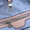 Tragbare Designer-Einkaufstasche mit großem Fassungsvermögen, bedruckte Einkaufstasche aus Leder für Damen, multifunktionale Pendlertasche, modische Batiktasche #45270