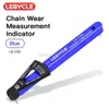 Tools Clear Scale Bike Chain Checker Aluminum Alloy Universal Cycling Repair Tools Quick Measurement High Quality Chain Wear Indicator HKD230804