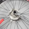 Tools Bike Chain Whip Freewheel Sprocket Cassette Tool Cycling Bicycle Chains Whip Wheel Sprocket Remove Repair kit HKD230804