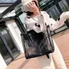 Storage Bags Luxury Design Mesh Bag Transparent Beach Tote Big 2022 Summer Shopping Famous Designer Capacity Shoulder Hand BagsSto334M