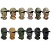 Ball Caps военный капюшон тактическая армия бейсбол для летнего канципков солнечные шляпы на открытом воздухе камуфляж Балаклава Половина лыжная масска