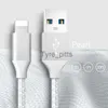 Chargeurs/câbles 2.4A charge rapide Usb 10ft 2 mètres 3m câble charge rapide nylon tressé câble USB pour iphone 13 x0804