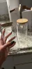 USA/CA Warehouse Sublimation Mason Jar Clear 16 Oz Glass Straight Tumbler Glass Sublimation Cups With Splash-Proof Lock and Strå återanvändbart dricksbestånd