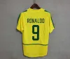 Brasil Retro Soccer Jerseys Ronaldo 1957 85 88 91 93 94 98 00 02 04 06 12 12 Роналдиньо Кака Р. Карлос Камиса де -Футебол Бразилия Футбольная рубашка Rivaldo Джерси Джерси