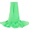Scarves Solid Color Transparent Sexy Thin Scarf Chiffon Beach Towel Sunscreen Shawl Wraps Women Summer Silk 175 98cm