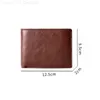 Money Clips Men Wallet Genuine Leather 2020 Short Women Male Purse Heren Portemonnee Cowhide Billeteras Para Hombre L230804