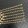 Hair Clips Algeria Traditional Wedding Chains Royal Tiara With Full Crystals Luxury Gold Color Headpieces Arabic Crown