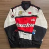 Męskie kurtki motocyklowe kurtka motocyklowa Mężczyznowy list uliczny druk chaquetas hombre hip hop vintage bawełniane pary Spring Baseball Kurtka unisex płaszcz t230804