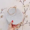 Worki wieczorowe ręcznie robione aplikacje kwiatowe Evneing Elegancki okrągły kwiatowy pierścień rączka makijaż torebki haftowe ramię 230803