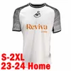 23 24 24 Koszulki piłkarskie w Swansea City 2023 2024 Camisetas de futbol Piroe Ntcham Cullen Grimes Cooper Home Football Shirts Menulids Zestawy dla dzieci Pełne zestawy