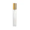 groothandel Hot Market Mini Parfum Sample Flessen 15 ml Glas Reizen Lege Spray Verstuiver Flessen Met Zwart Goud Zilver Cap Op Promotie LX2