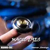 Toupie WANWUMagic Eye Fingertip Gyro Magnetic Push Egg Magnet Métal Jouet Decompressio Artifact Play Wu Lezhi EDC Collier Couple's Gift 230803